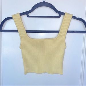 Zara Ribbed Crop Top